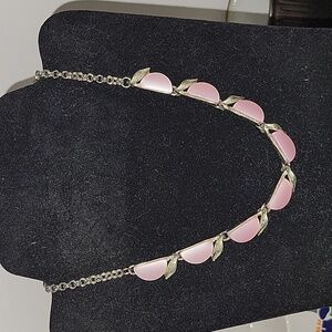 Women's 17" Pink Stone Necklace